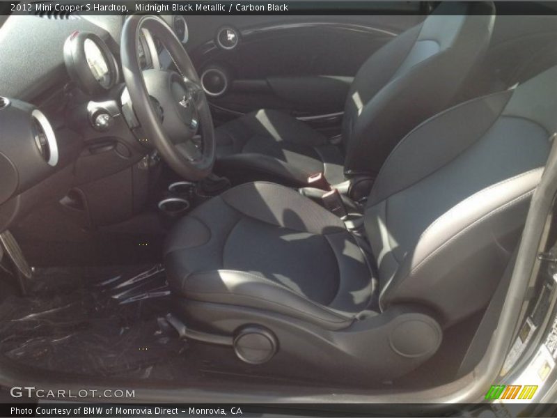 Midnight Black Metallic / Carbon Black 2012 Mini Cooper S Hardtop