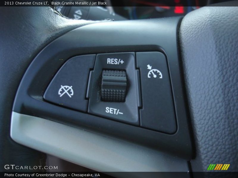 Black Granite Metallic / Jet Black 2013 Chevrolet Cruze LT