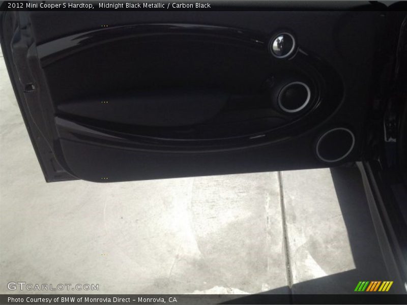 Midnight Black Metallic / Carbon Black 2012 Mini Cooper S Hardtop