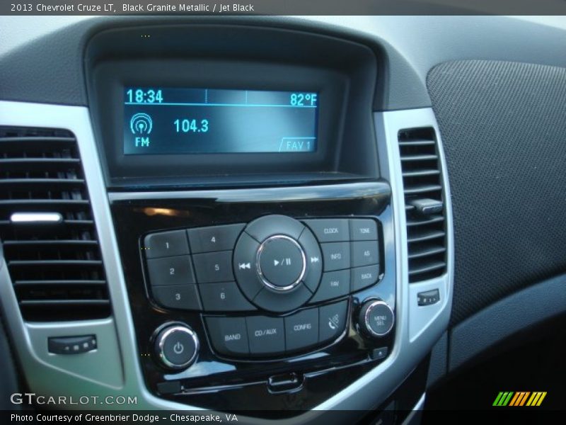 Black Granite Metallic / Jet Black 2013 Chevrolet Cruze LT