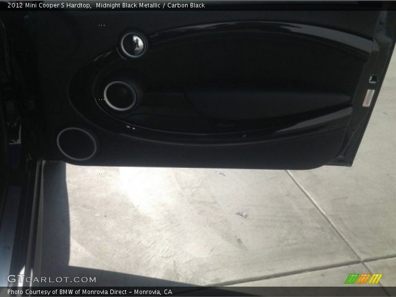 Midnight Black Metallic / Carbon Black 2012 Mini Cooper S Hardtop