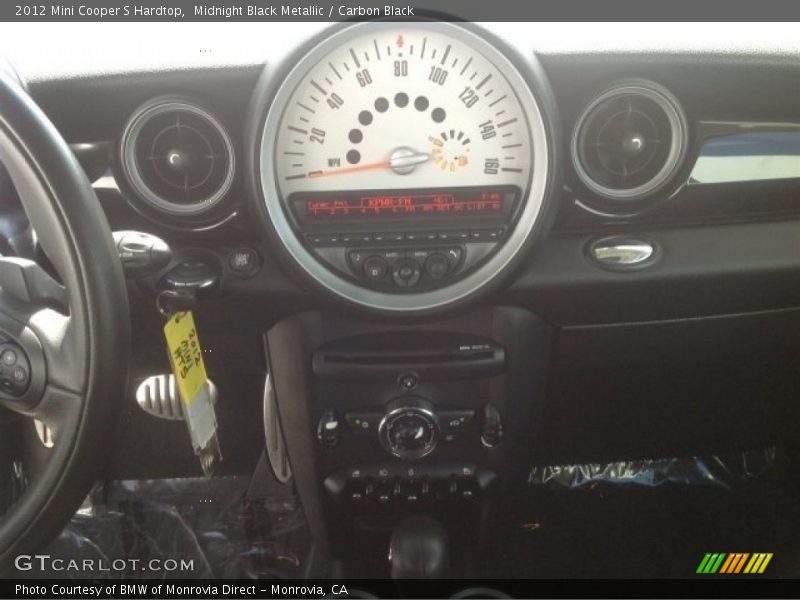 Midnight Black Metallic / Carbon Black 2012 Mini Cooper S Hardtop