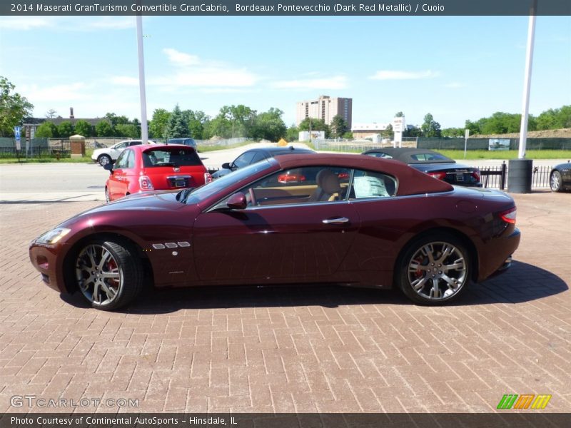 Bordeaux Pontevecchio (Dark Red Metallic) / Cuoio 2014 Maserati GranTurismo Convertible GranCabrio