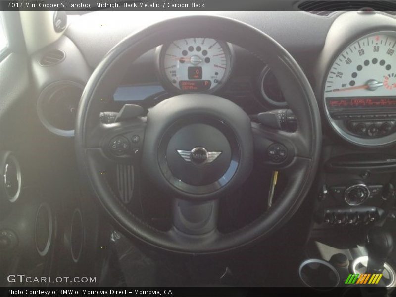 Midnight Black Metallic / Carbon Black 2012 Mini Cooper S Hardtop