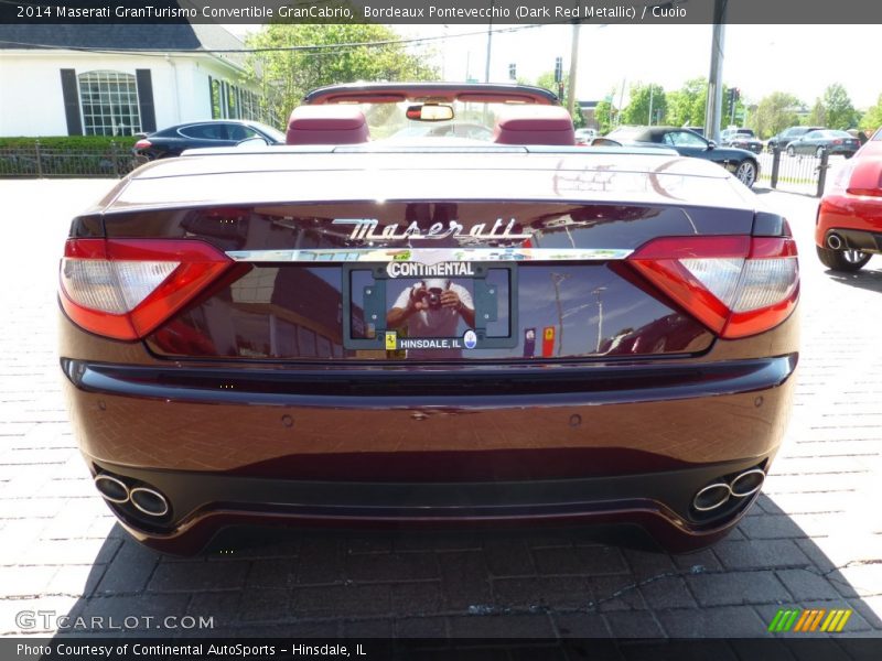 Bordeaux Pontevecchio (Dark Red Metallic) / Cuoio 2014 Maserati GranTurismo Convertible GranCabrio
