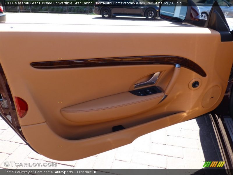 Bordeaux Pontevecchio (Dark Red Metallic) / Cuoio 2014 Maserati GranTurismo Convertible GranCabrio