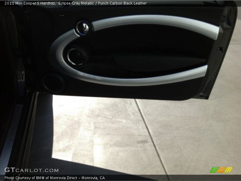 Eclipse Gray Metallic / Punch Carbon Black Leather 2011 Mini Cooper S Hardtop