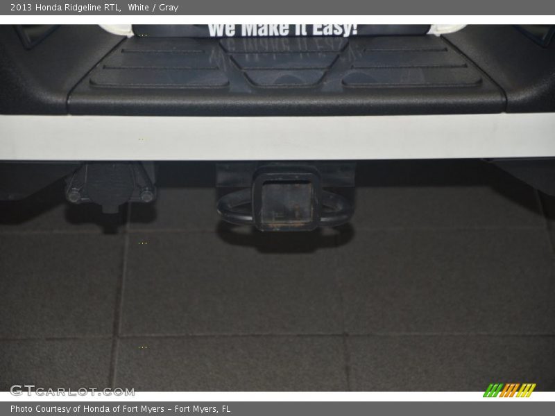 White / Gray 2013 Honda Ridgeline RTL