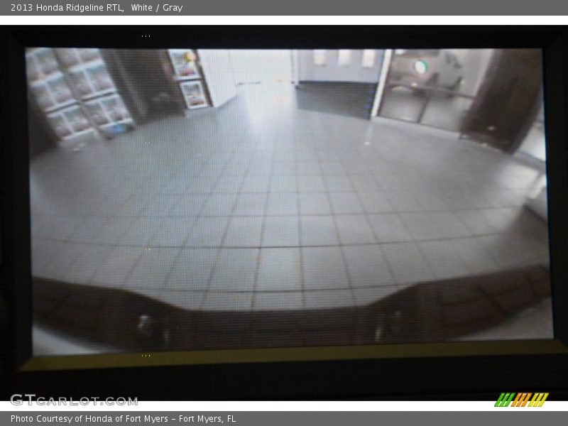 White / Gray 2013 Honda Ridgeline RTL