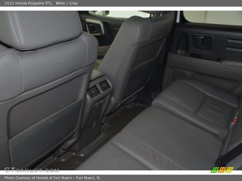 White / Gray 2013 Honda Ridgeline RTL