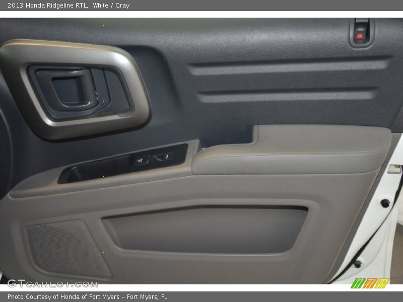 White / Gray 2013 Honda Ridgeline RTL