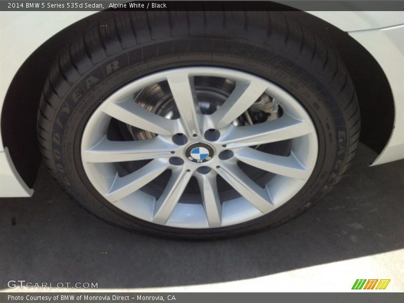 Alpine White / Black 2014 BMW 5 Series 535d Sedan