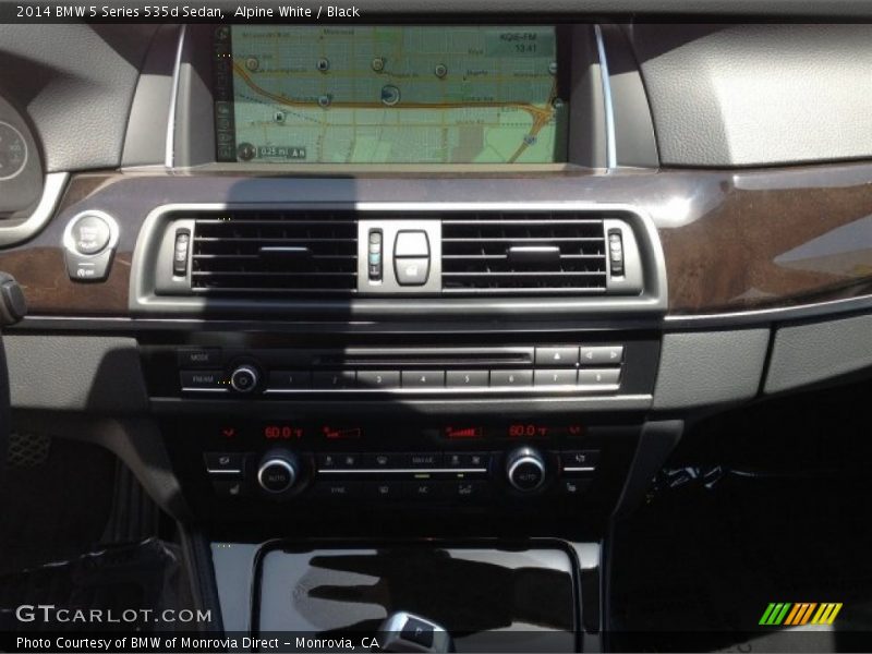 Alpine White / Black 2014 BMW 5 Series 535d Sedan