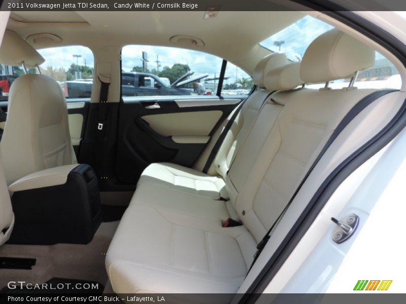 Candy White / Cornsilk Beige 2011 Volkswagen Jetta TDI Sedan