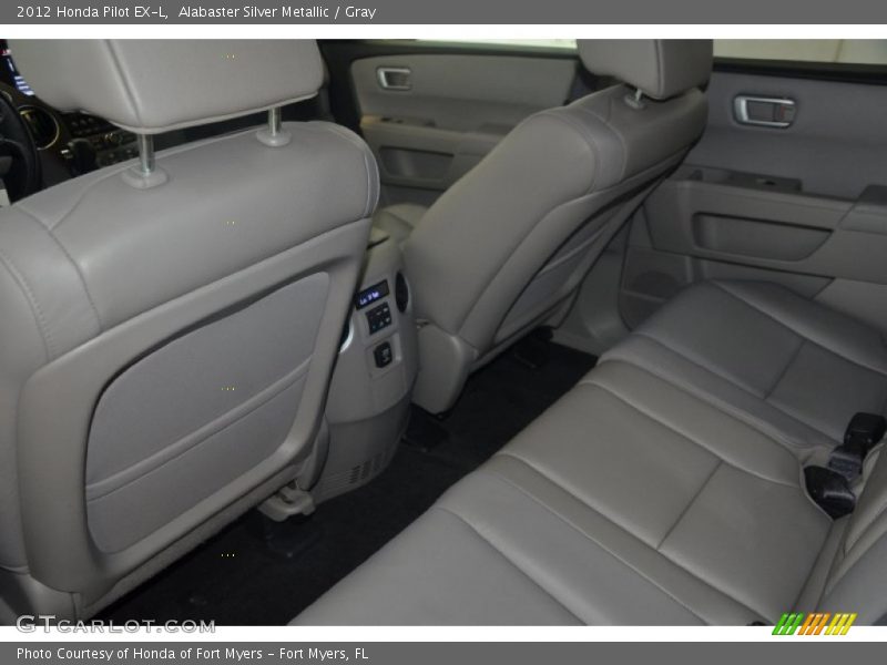 Alabaster Silver Metallic / Gray 2012 Honda Pilot EX-L