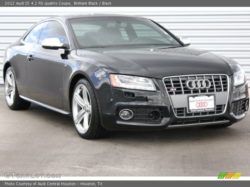 Brilliant Black / Black 2012 Audi S5 4.2 FSI quattro Coupe