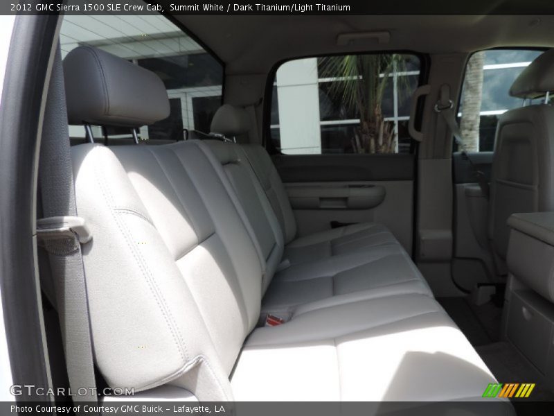 Summit White / Dark Titanium/Light Titanium 2012 GMC Sierra 1500 SLE Crew Cab