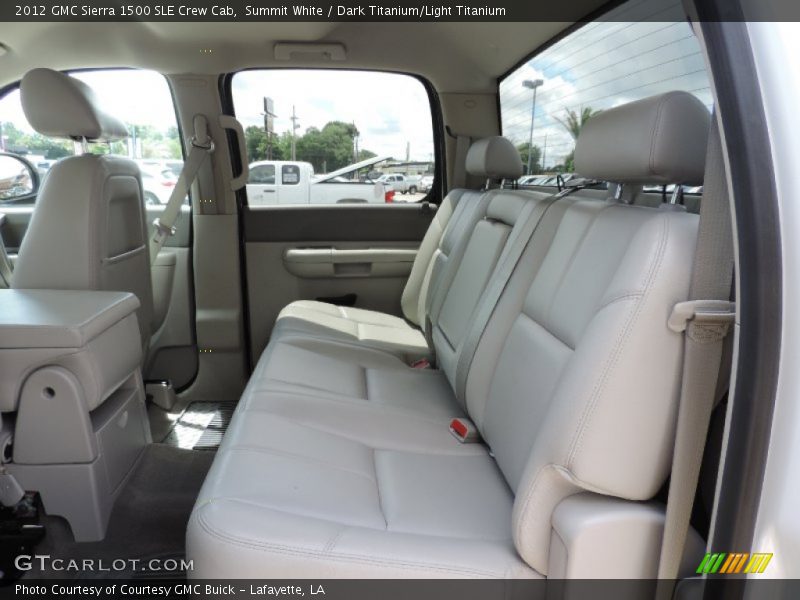 Summit White / Dark Titanium/Light Titanium 2012 GMC Sierra 1500 SLE Crew Cab