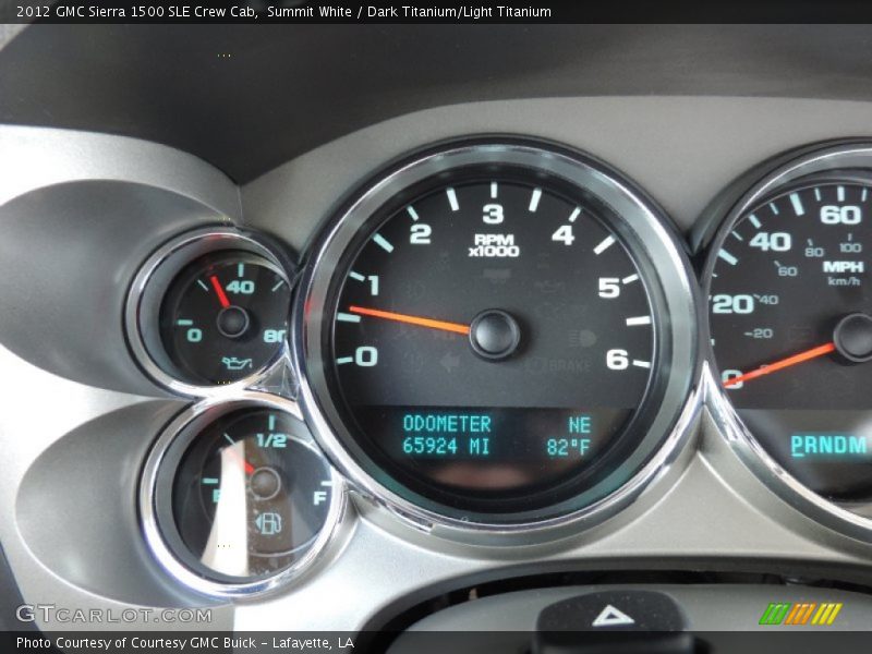 Summit White / Dark Titanium/Light Titanium 2012 GMC Sierra 1500 SLE Crew Cab