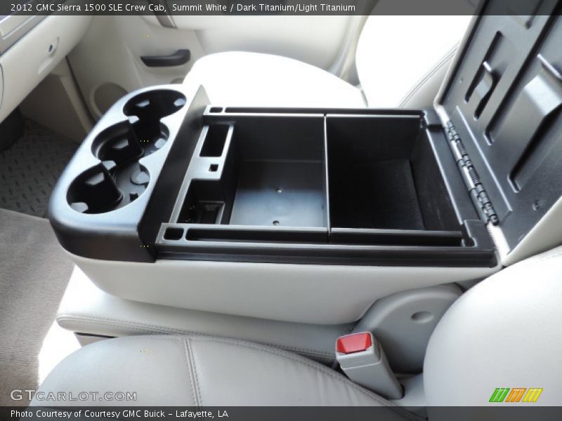 Summit White / Dark Titanium/Light Titanium 2012 GMC Sierra 1500 SLE Crew Cab