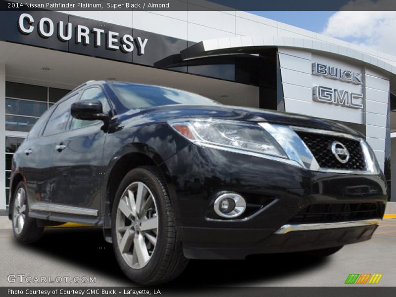 Super Black / Almond 2014 Nissan Pathfinder Platinum
