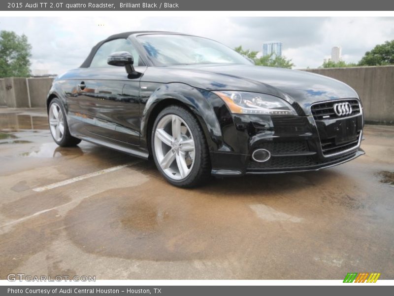 Brilliant Black / Black 2015 Audi TT 2.0T quattro Roadster