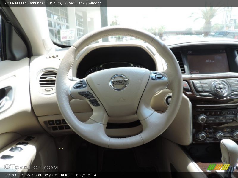 Super Black / Almond 2014 Nissan Pathfinder Platinum