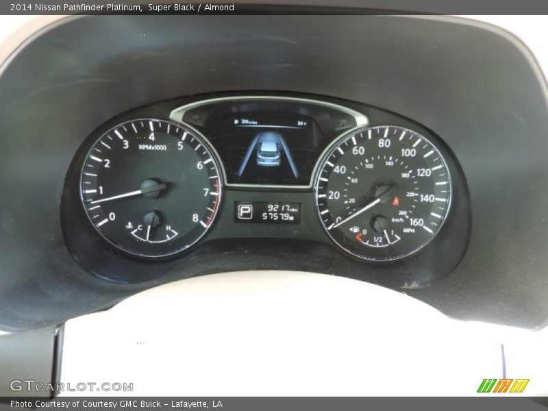 Super Black / Almond 2014 Nissan Pathfinder Platinum