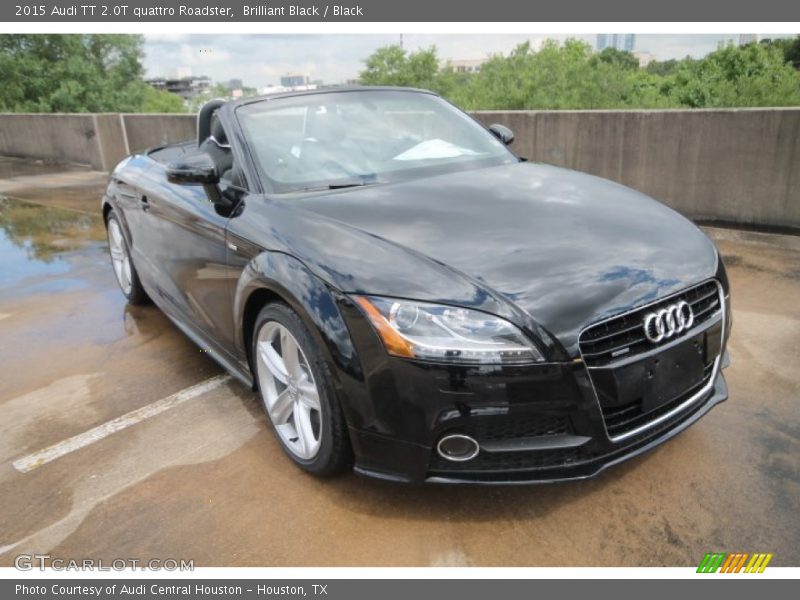 Brilliant Black / Black 2015 Audi TT 2.0T quattro Roadster
