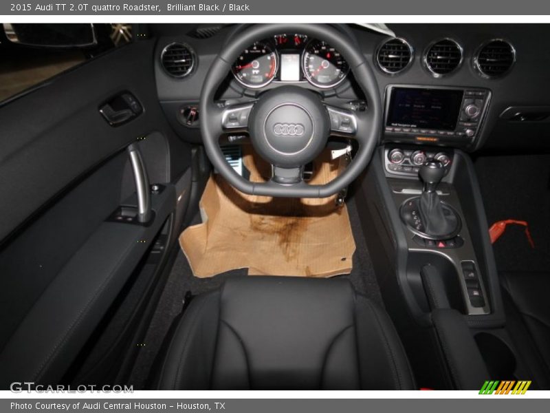 Brilliant Black / Black 2015 Audi TT 2.0T quattro Roadster