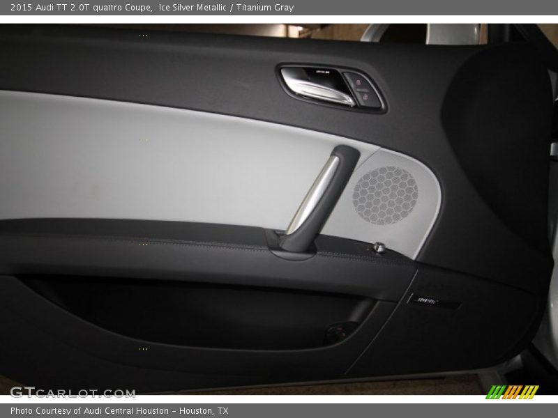 Ice Silver Metallic / Titanium Gray 2015 Audi TT 2.0T quattro Coupe