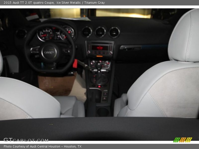 Ice Silver Metallic / Titanium Gray 2015 Audi TT 2.0T quattro Coupe