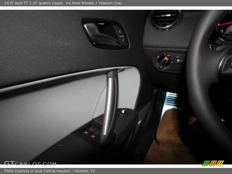 Ice Silver Metallic / Titanium Gray 2015 Audi TT 2.0T quattro Coupe