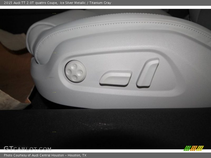 Ice Silver Metallic / Titanium Gray 2015 Audi TT 2.0T quattro Coupe