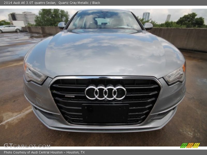 Quartz Gray Metallic / Black 2014 Audi A6 3.0T quattro Sedan