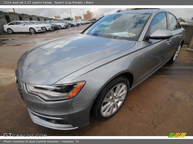 Quartz Gray Metallic / Black 2014 Audi A6 3.0T quattro Sedan