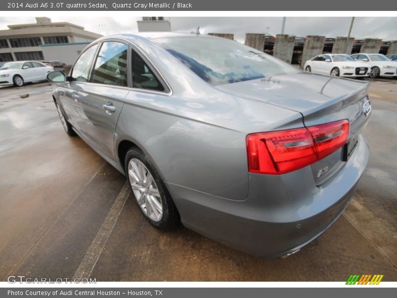 Quartz Gray Metallic / Black 2014 Audi A6 3.0T quattro Sedan