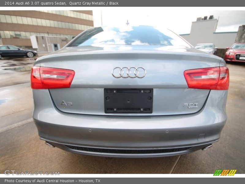 Quartz Gray Metallic / Black 2014 Audi A6 3.0T quattro Sedan