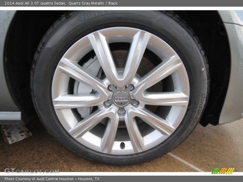 Quartz Gray Metallic / Black 2014 Audi A6 3.0T quattro Sedan