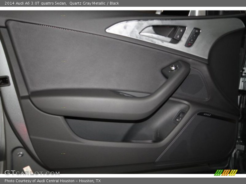 Quartz Gray Metallic / Black 2014 Audi A6 3.0T quattro Sedan