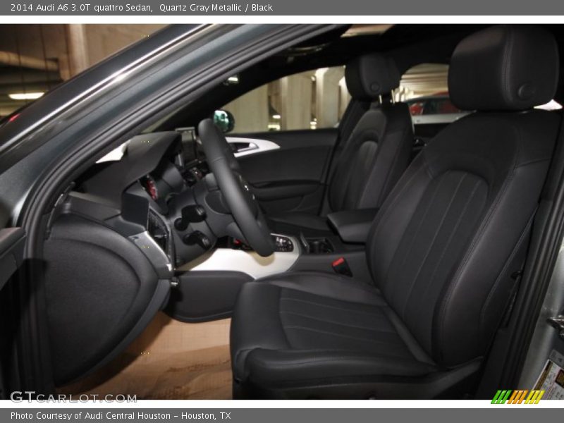 Quartz Gray Metallic / Black 2014 Audi A6 3.0T quattro Sedan