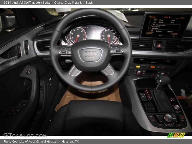 Quartz Gray Metallic / Black 2014 Audi A6 3.0T quattro Sedan