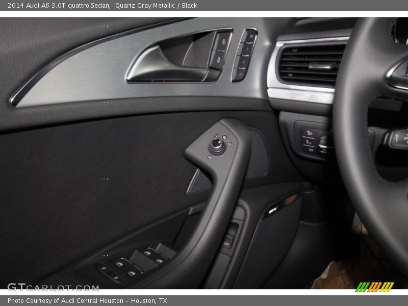 Quartz Gray Metallic / Black 2014 Audi A6 3.0T quattro Sedan