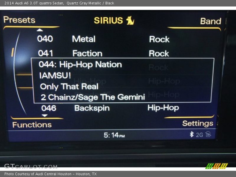 Quartz Gray Metallic / Black 2014 Audi A6 3.0T quattro Sedan