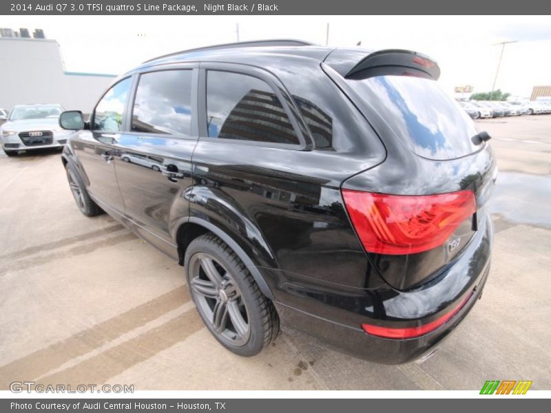 Night Black / Black 2014 Audi Q7 3.0 TFSI quattro S Line Package