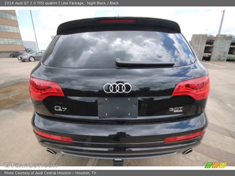 Night Black / Black 2014 Audi Q7 3.0 TFSI quattro S Line Package