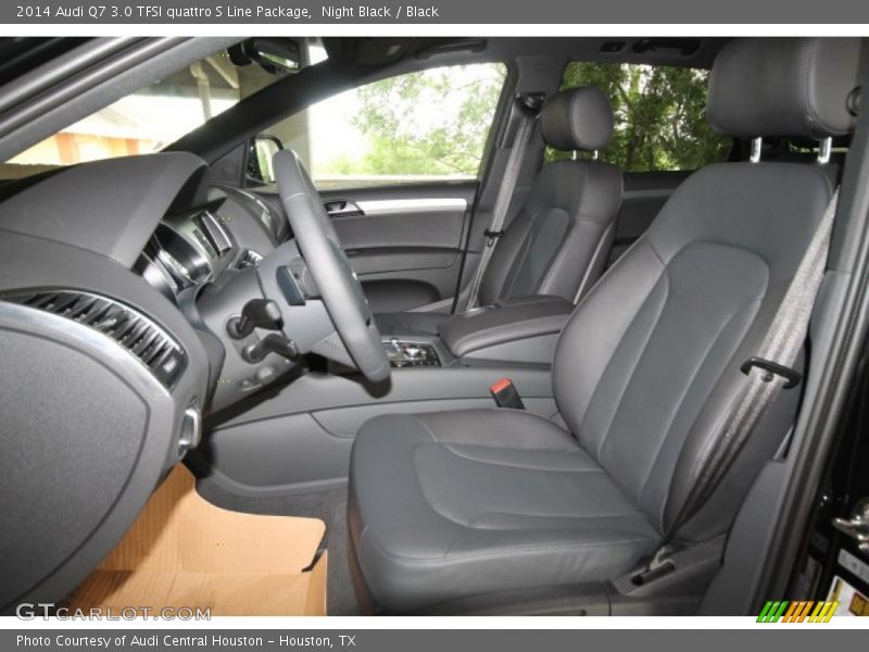 Night Black / Black 2014 Audi Q7 3.0 TFSI quattro S Line Package