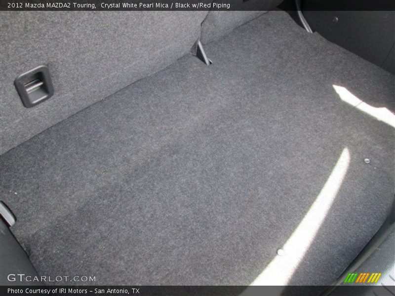 Crystal White Pearl Mica / Black w/Red Piping 2012 Mazda MAZDA2 Touring