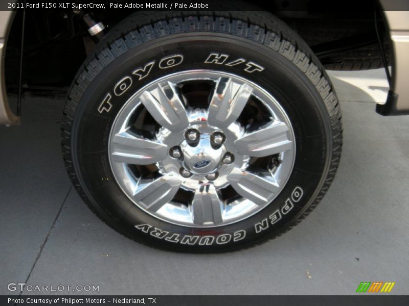 Pale Adobe Metallic / Pale Adobe 2011 Ford F150 XLT SuperCrew
