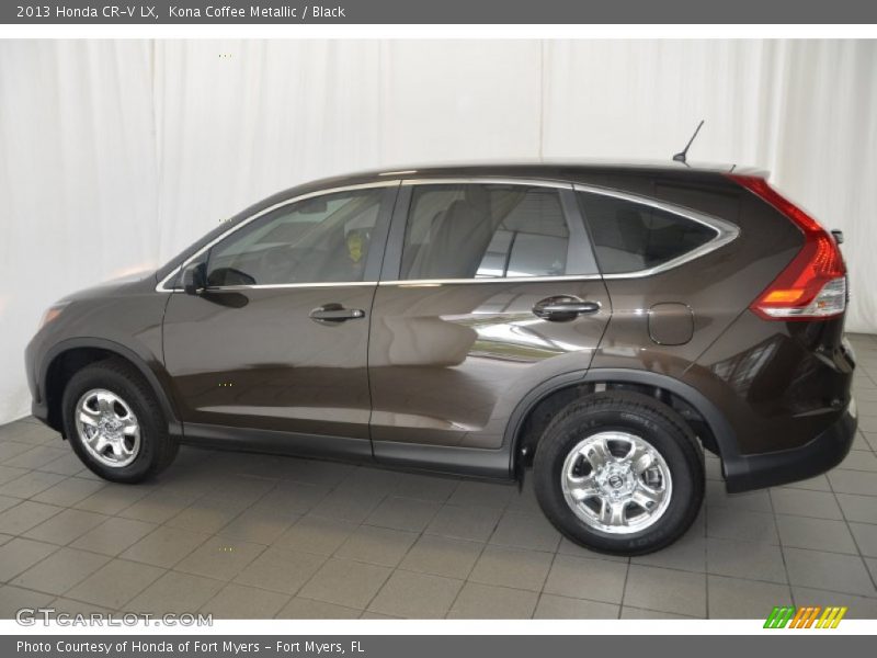 Kona Coffee Metallic / Black 2013 Honda CR-V LX
